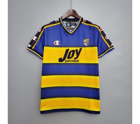 Parma 01/02 Home Yellow&Blue Soccer Jersey